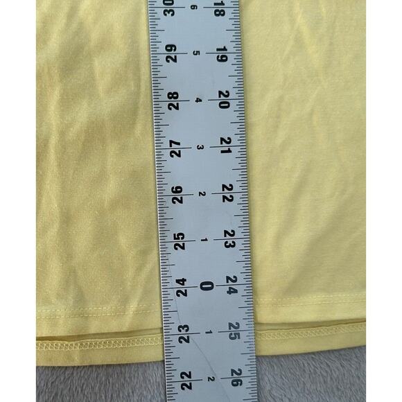 Goodfellow & Co Men's Yellow Solid Tank Size M - Picture 4 of 9